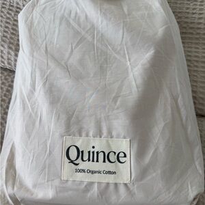 Quince Sand Percale Sheet Set